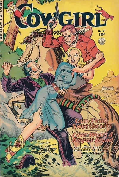 Cover for Cowgirl Romances (Superior, 1952 series) #9