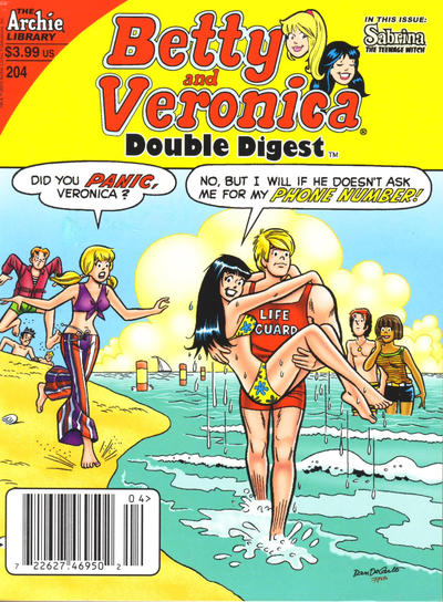 Cover for Betty & Veronica (Jumbo Comics) Double Digest (Archie, 1987 series) #204 [Newsstand]