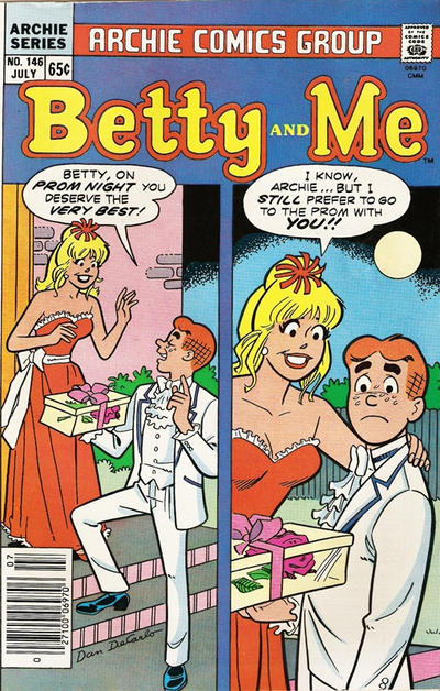 Cover for Betty and Me (Archie, 1965 series) #146