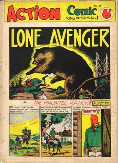 Cover for Action Comic (Peter Huston, 1946 series) #24