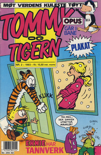 Cover for Tommy og Tigern (Bladkompaniet / Schibsted, 1989 series) #2/1993