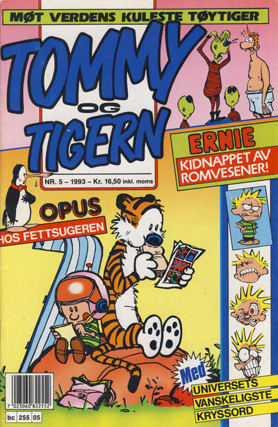Cover for Tommy og Tigern (Bladkompaniet / Schibsted, 1989 series) #5/1993