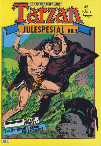 Cover for Tarzan album (Atlantic Forlag, 1977 series) #2 [1983] - Tarzan julespesial