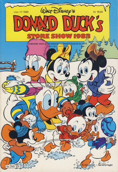 Cover for Donald Ducks Show (Hjemmet / Egmont, 1957 series) #[61] - Store show 1988 [Reutsendelse]