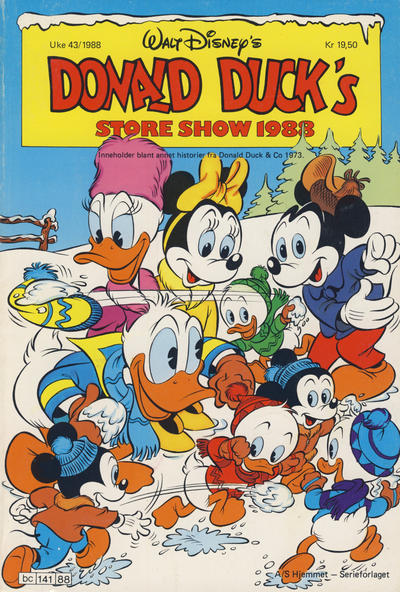 Cover for Donald Ducks Show (Hjemmet / Egmont, 1957 series) #[61] - Store show 1988