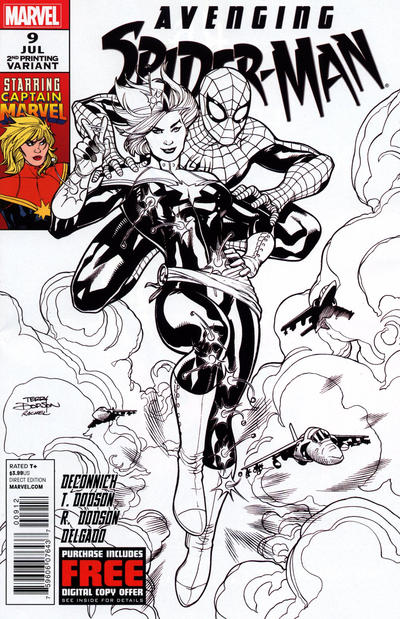 Cover for Avenging Spider-Man (Marvel, 2012 series) #9 [2nd Printing Variant]