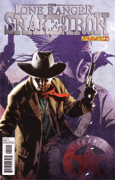 Cover for The Lone Ranger: Snake of Iron (Dynamite Entertainment, 2012 series) #2 [Main Cover]