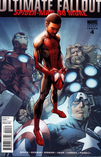 Cover for Ultimate Fallout (Marvel, 2011 series) #4 [Mark Bagley 2nd printing]