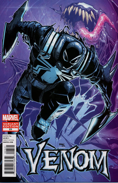 Cover for Venom (Marvel, 2011 series) #23 [Variant Edition - Humberto Ramos Cover]