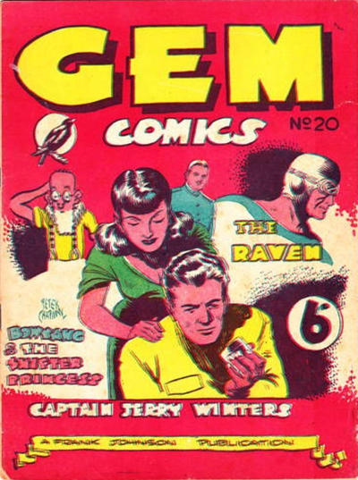 Cover for Gem Comics (Frank Johnson Publications, 1946 series) #20