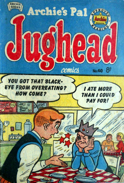 Cover for Archie's Pal Jughead (H. John Edwards, 1950 ? series) #40