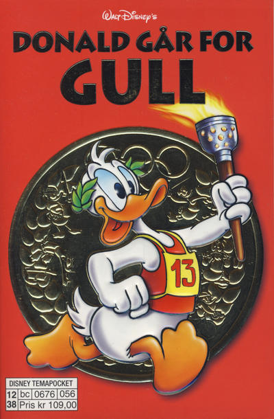 Cover for Donald Duck Tema pocket; Walt Disney's Tema pocket (Hjemmet / Egmont, 1997 series) #[52] - Donald går for gull
