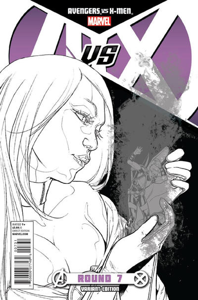Cover for Avengers vs. X-Men (Marvel, 2012 series) #7 [Pichelli Sketch Variant]
