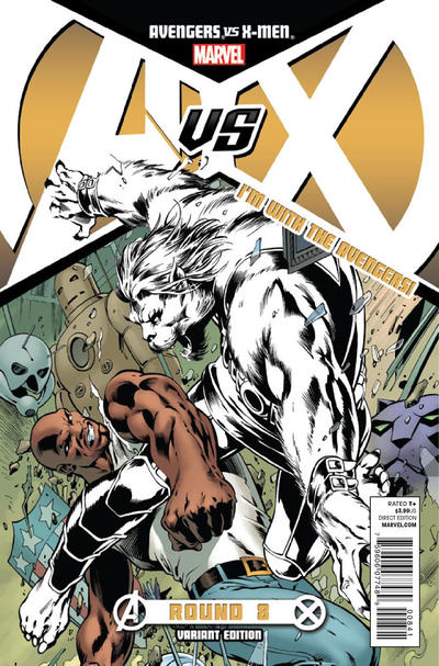 Cover for Avengers vs. X-Men (Marvel, 2012 series) #8 [Avengers Team Variant]