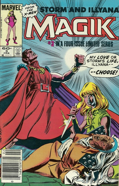 Cover for Magik (Marvel, 1983 series) #3 [Newsstand]