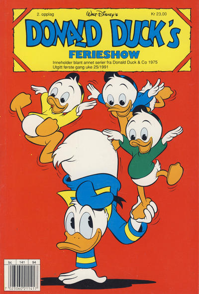 Cover for Donald Ducks Show (Hjemmet / Egmont, 1957 series) #[71] - Ferieshow 1991 [Reutsendelse (2. opplag)]