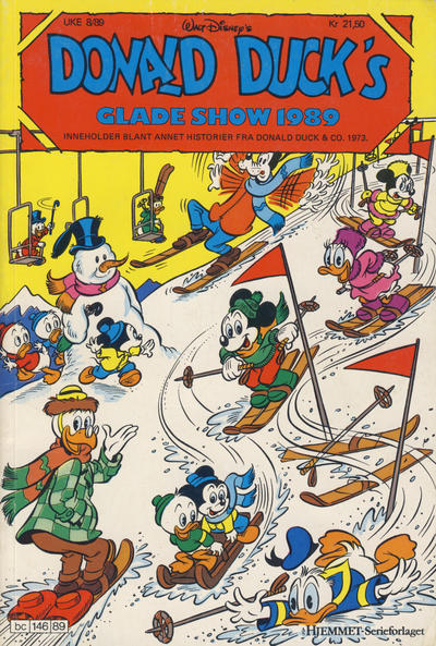 Cover for Donald Ducks Show (Hjemmet / Egmont, 1957 series) #[62] - Glade show 1989