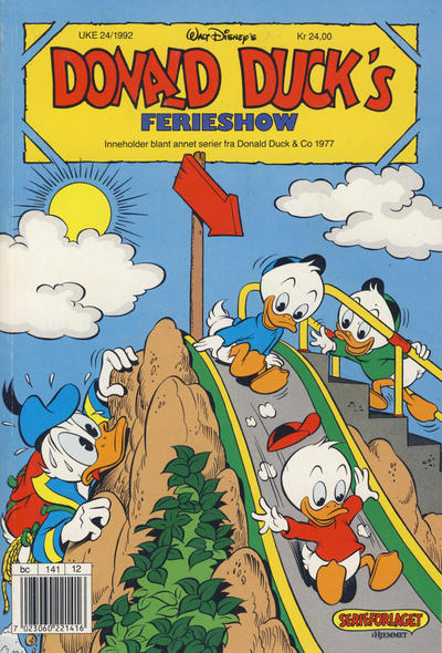Cover for Donald Ducks Show (Hjemmet / Egmont, 1957 series) #[75] - Ferieshow 1992