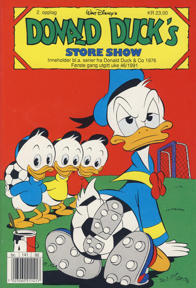 Cover for Donald Ducks Show (Hjemmet / Egmont, 1957 series) #[73] - Store show 1991 [Reutsendelse (2. opplag)]