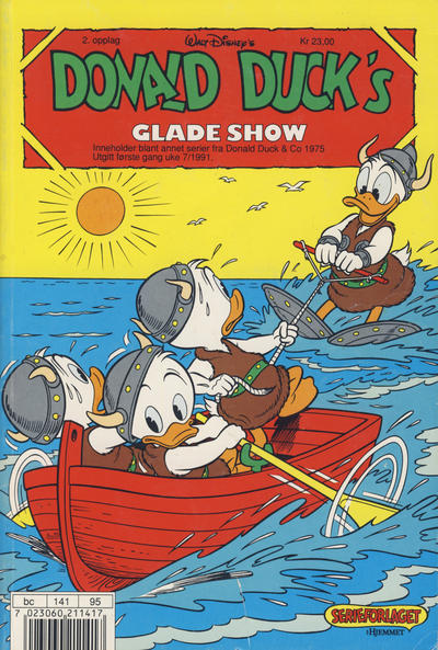 Cover for Donald Ducks Show (Hjemmet / Egmont, 1957 series) #[70] - Glade show 1991 [Reutsendelse (2. opplag)]