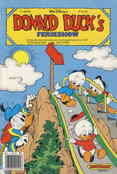 Cover for Donald Ducks Show (Hjemmet / Egmont, 1957 series) #[75] - Ferieshow 1992 [Reutsendelse (2. opplag)]