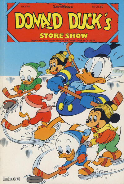 Cover for Donald Ducks Show (Hjemmet / Egmont, 1957 series) #[65] - Store show 1989