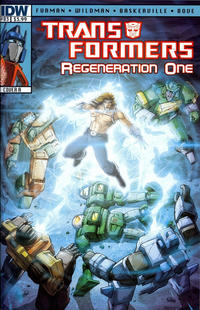 Cover Thumbnail for Transformers: Regeneration One (IDW, 2012 series) #83 [Cover A - Andrew Wildman]