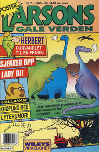 Cover for Larsons gale verden (Bladkompaniet / Schibsted, 1992 series) #7/1993