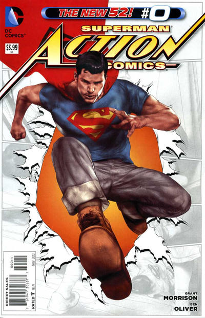 Cover for Action Comics (DC, 2011 series) #0 [Ben Oliver Cover]