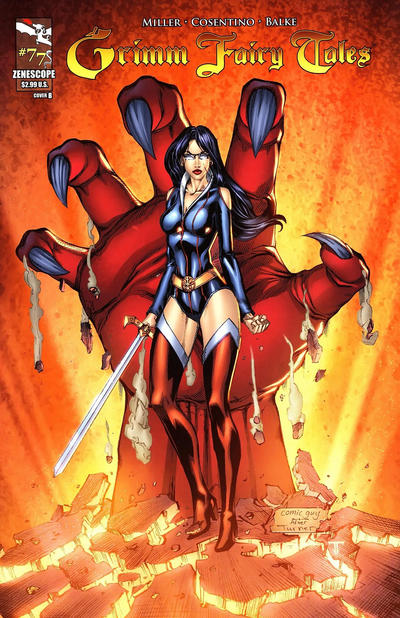 Cover for Grimm Fairy Tales (Zenescope Entertainment, 2005 series) #77 [Cover B Tommy Patterson]