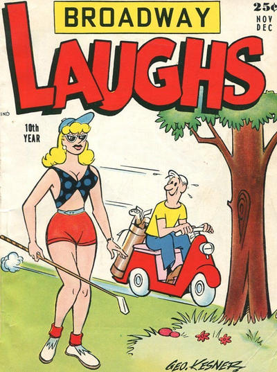 Cover for Broadway Laughs (Prize, 1950 series) #v14#4
