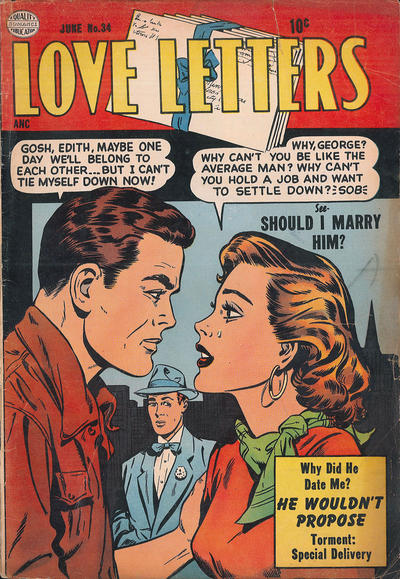Cover for Love Letters (Quality Comics, 1954 series) #34