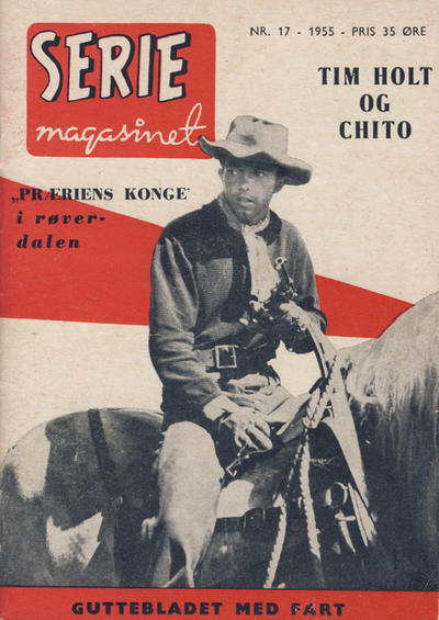Cover for Seriemagasinet (Serieforlaget / Se-Bladene / Stabenfeldt, 1951 series) #17/1955