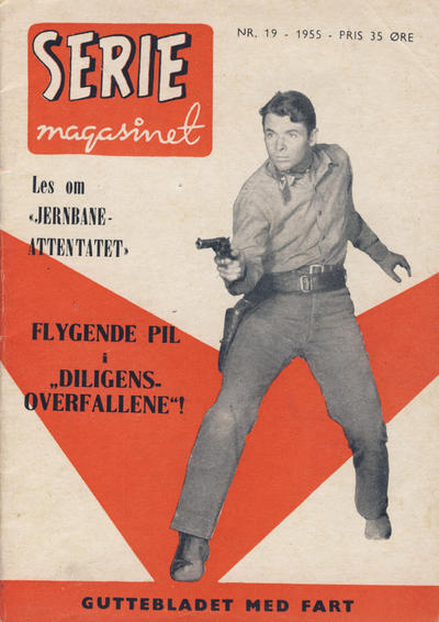 Cover for Seriemagasinet (Serieforlaget / Se-Bladene / Stabenfeldt, 1951 series) #19/1955