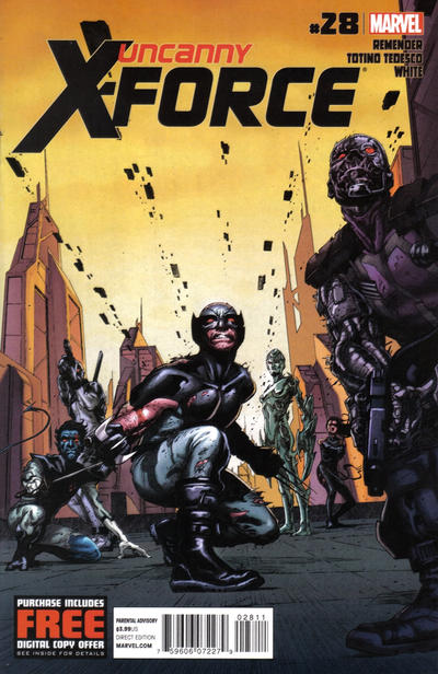 Cover for Uncanny X-Force (Marvel, 2010 series) #28