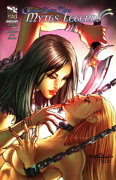 Cover for Grimm Fairy Tales Myths & Legends (Zenescope Entertainment, 2011 series) #20 [Cover A Giuseppe Cafaro]