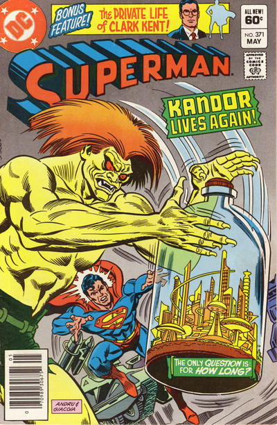 Cover for Superman (DC, 1939 series) #371 [Newsstand]