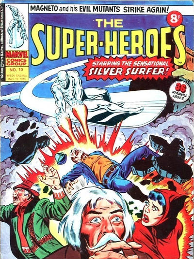 Cover for The Super-Heroes (Marvel UK, 1975 series) #10