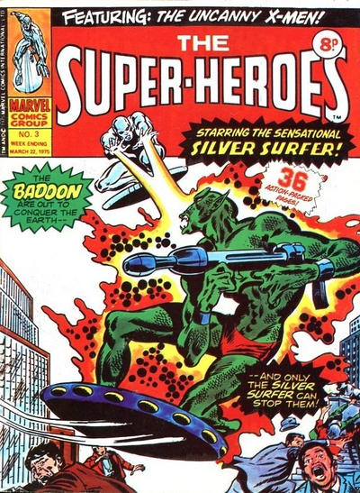 Cover for The Super-Heroes (Marvel UK, 1975 series) #3