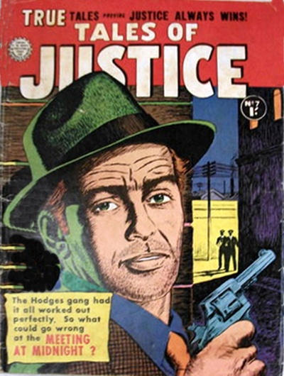 Cover for Tales of Justice (Horwitz, 1950 ? series) #7