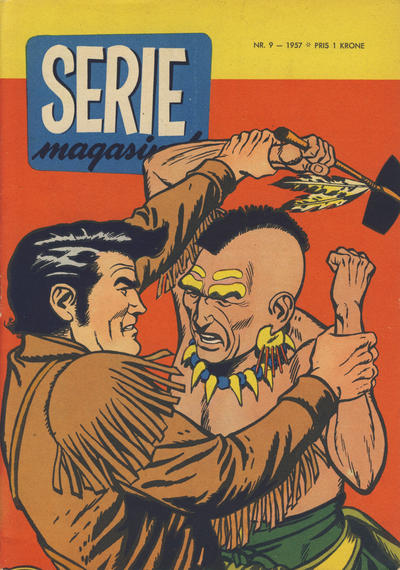 Cover for Seriemagasinet (Serieforlaget / Se-Bladene / Stabenfeldt, 1951 series) #9/1957