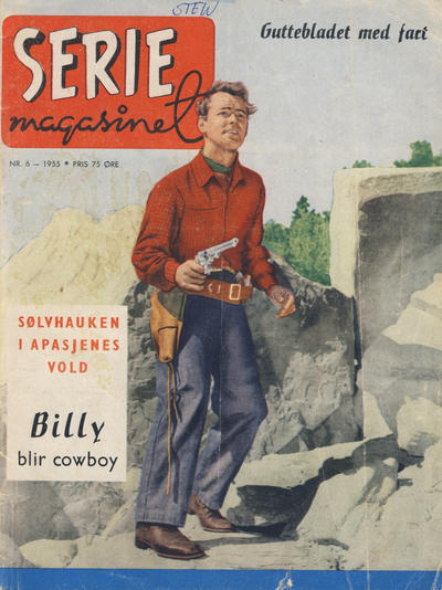Cover for Seriemagasinet (Serieforlaget / Se-Bladene / Stabenfeldt, 1951 series) #6/1955