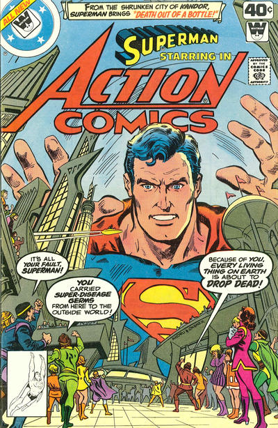 Cover for Action Comics (DC, 1938 series) #496 [Whitman]
