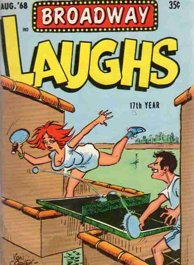 Cover for Broadway Laughs (Prize, 1950 series) #v9#7