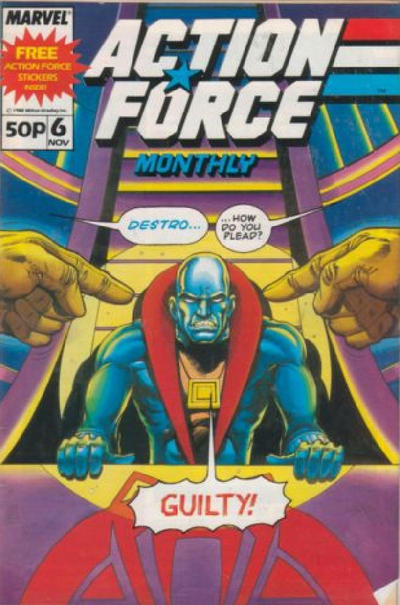 Cover for Action Force Monthly (Marvel UK, 1988 series) #6