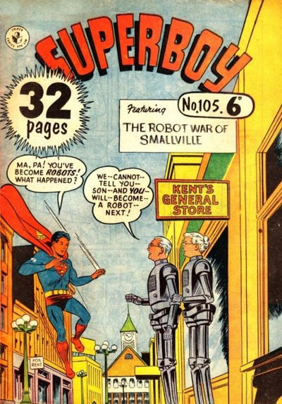 Cover for Superboy (K. G. Murray, 1949 series) #105 [6d]
