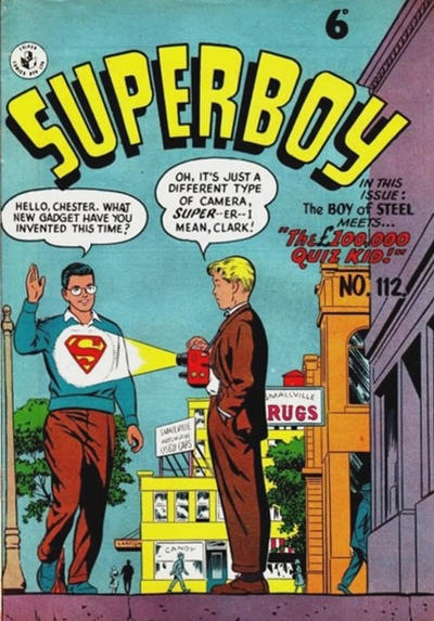 Cover for Superboy (K. G. Murray, 1949 series) #112