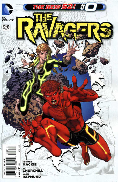 Cover for The Ravagers (DC, 2012 series) #0