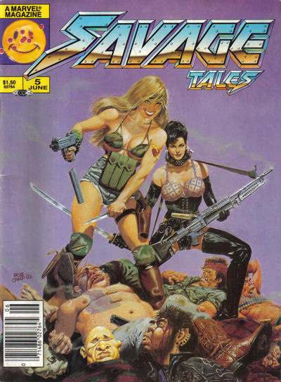 Cover for Savage Tales (Marvel, 1985 series) #5 [Newsstand]