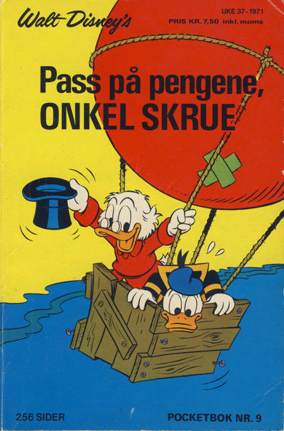Cover for Donald Pocket (Hjemmet / Egmont, 1968 series) #9 - Pass på pengene, onkel Skrue [1. opplag]